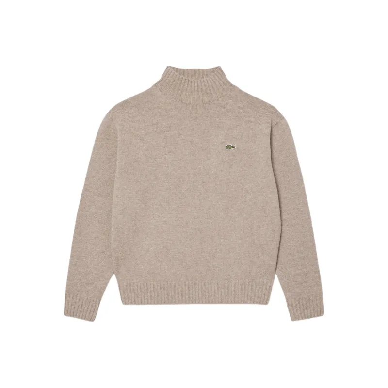 LACOSTE Cashmere Sweater Women's Light Brown-0