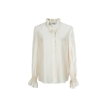 MISSSHINE Shirt Women's Creamy Apricot