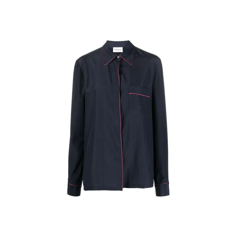 PAROSH Shirts Women's Navy-0