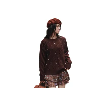 Emodues Knitwear Women's Dark Coffee