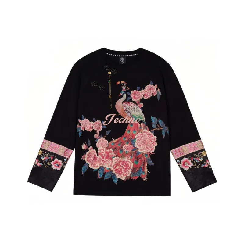 TCH T Shirts Women's Black-0