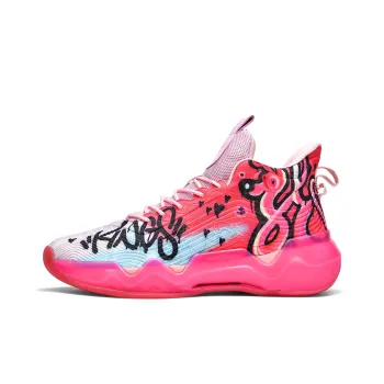 QIUTEXIONG Cushioning, Slip Resistant, And Abrasion Resistant Mid Top Basketball Shoes Unisex