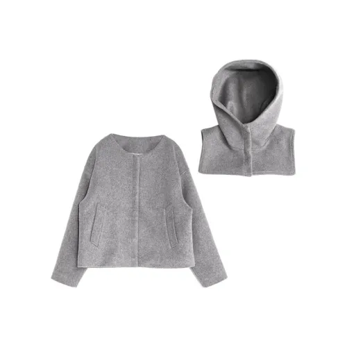 Innomoood Jackets Coats Women's Mixed Gray