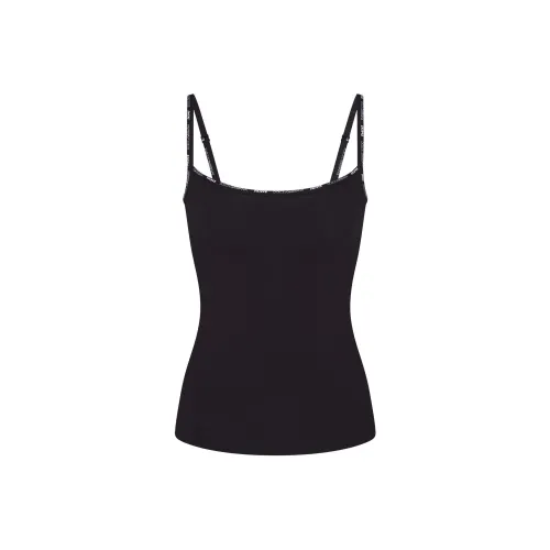 SKIMS x DOLCE&GABBANA FW24 Capsule Collection Cotton Jersey Scoop Neck Cami Camisole Women's ONYX/Onyx