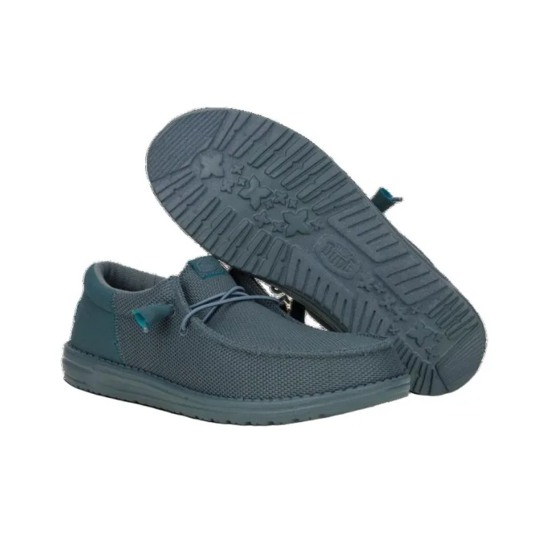 Heydude Wally Casual Shoes Men's Dark Cyan-6