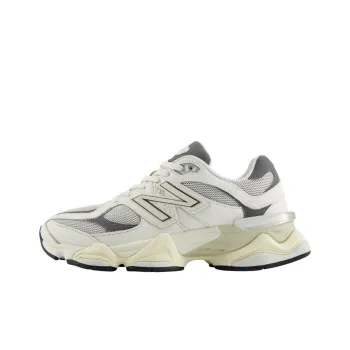 New Balance NB 9060 Anti Slip Wear Resistant Low Top Casual Running Shoes Men's White Gray