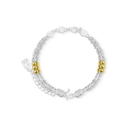 YUOFFICIAL S990 Silver Pure Silver Bracelets Women's