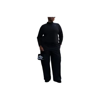 Nike Sportswear Phoenix Plush Women's Slim Long Sleeve Cozy Fleece 1/2 Zip Top Plus Size