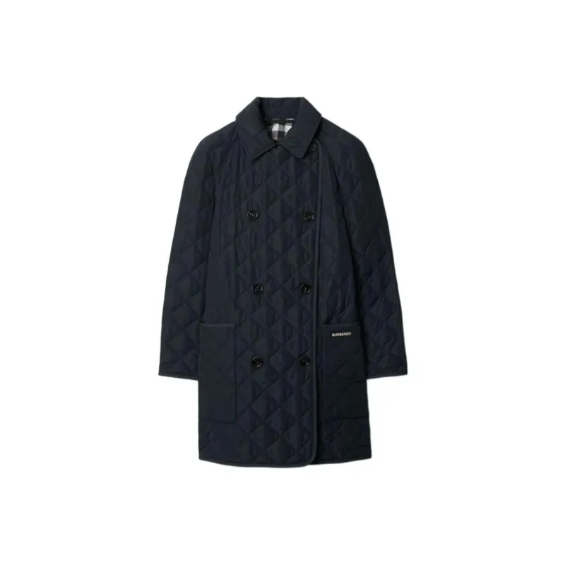 Burberry SS24 Jackets Coats Women's Navy Black-0