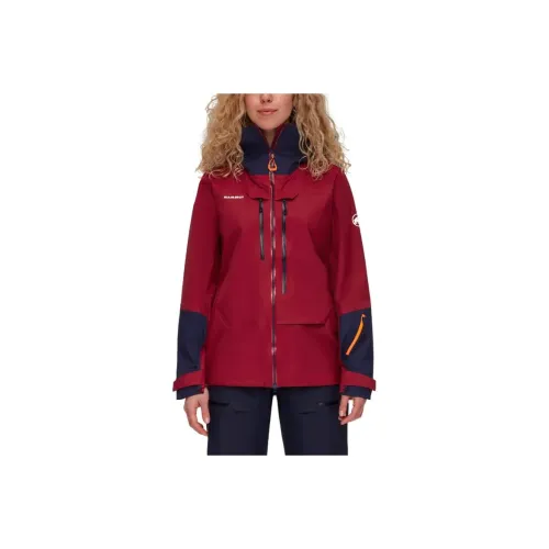 MAMMUT Haldigrat Jackets Coats Women's Blood Red/Marine Blue