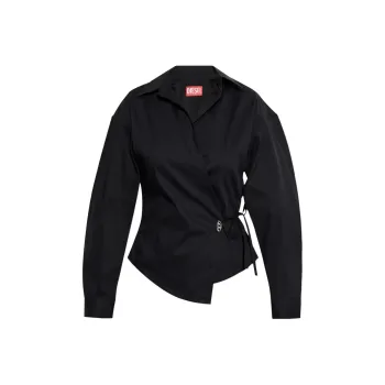 DIESEL C Delphi Wrap Blouse