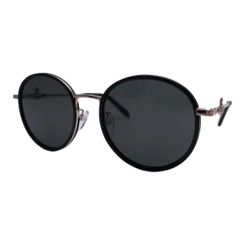 Vivienne Westwood Acetate Round Sunglasses Unisex Black