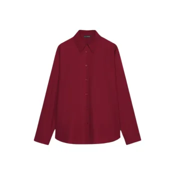 ZARA Shirts Women's Burgundy Red