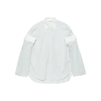 Acne Studios Button Up Striped Layered Shirt