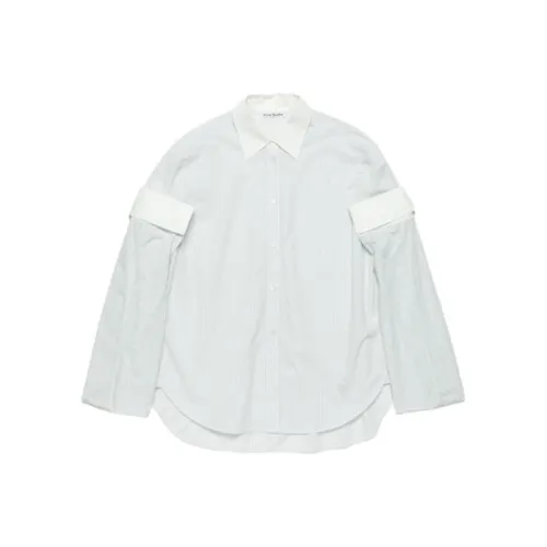 Acne Studios Button Up Striped Layered Shirt
