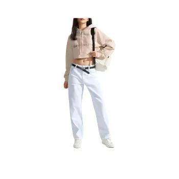 CALVIN KLEIN Sweatshirt Women's Ivory Yellow