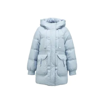 XIANGYING Down Jackets Women's Blue