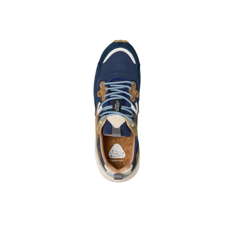 FLOWER MOUNTAIN Low Top Casual Shoes Men's Marine Blue-1