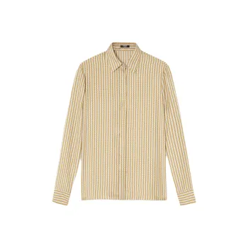 VERSACE Chain Printed Long Sleeved Shirt