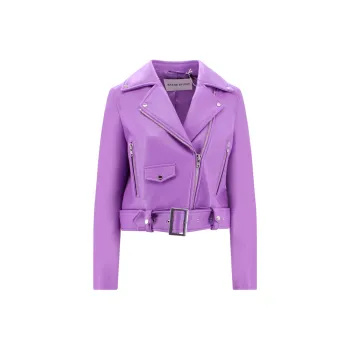 STAND STUDIO Esmeralda Long Sleeved Biker Jacket