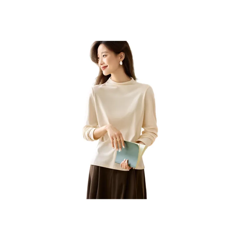Mo Han Yi Mei Knitwear Women's Ecru-0