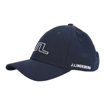 J.Lindeberg Polyester Baseball Caps Unisex Dark Blue