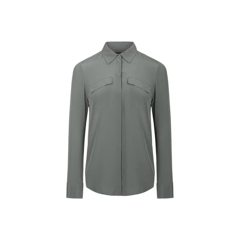 CLUB MONACO Shirt Women's Evergreen Turquoise-0