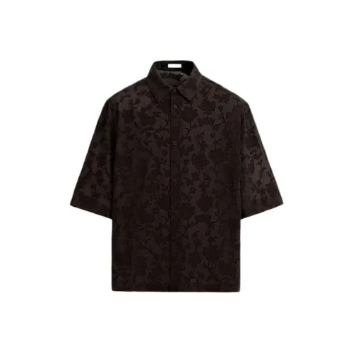 ZARA Shirts Men Brown