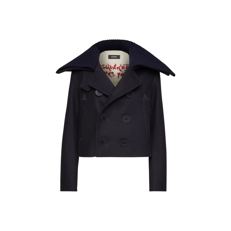 DSQUARED 2 Sailor Mini Peacoat-0