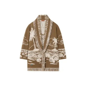 Alanui Beyond The Horizons V Neck Cardigan