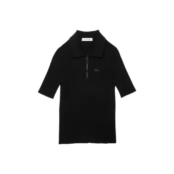 LACOSTE Polo Shirt Women's Black