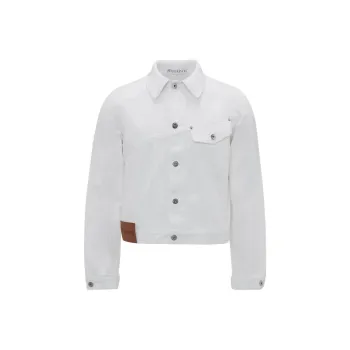 JW Anderson Cropped Twisted Denim Jacket