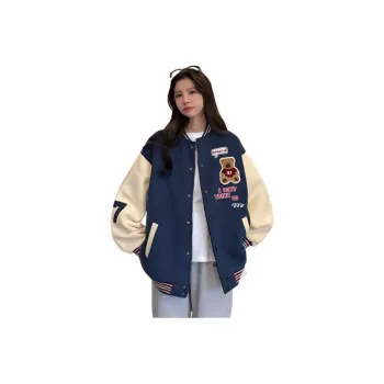GUOZHEN Jacket Unisex Navy Blue