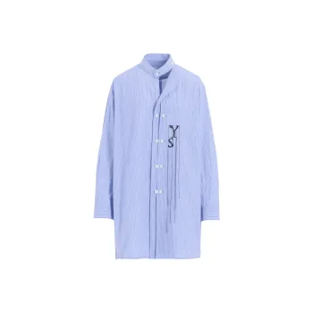Yohji Yamamoto Longline Striped Shirt