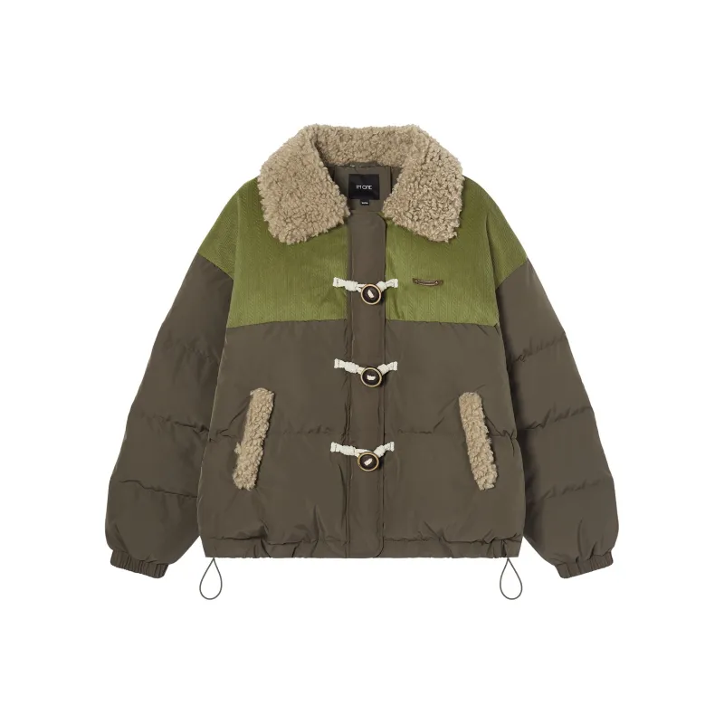 I'M ONE Down Jacket Women's Brown Green-0
