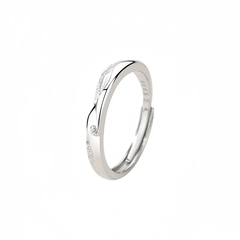 Zocai 999 Fine Silver Rings Unisex-5