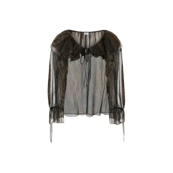 SAINT LAURENT Shirt Women's Brown