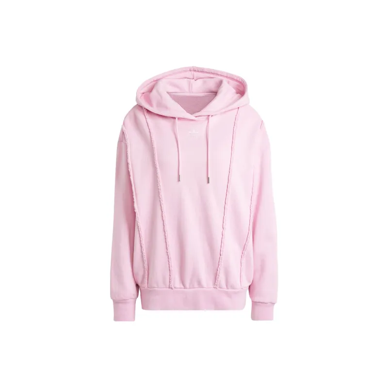 Adidas Originals DISTRESSED HOODIE Sweatshirt Women's Pink-0