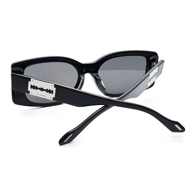 THE OWNER Plate Frame Rectangular Sunglasses Unisex-3