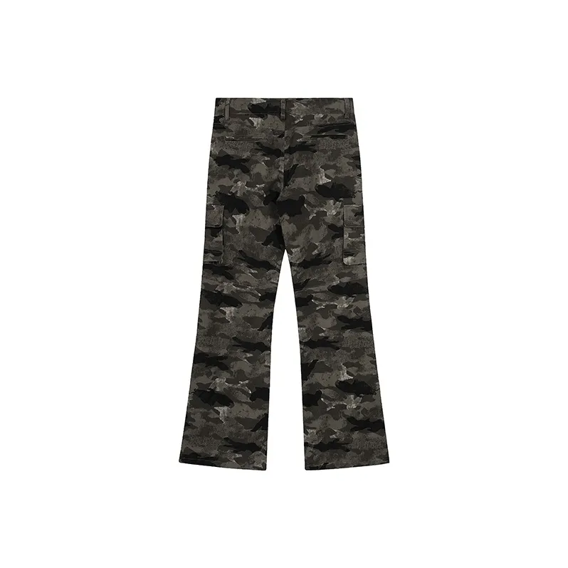 A Chock Cargo Pants Unisex Camouflage-1