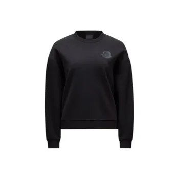 Moncler Logo Motif Sweatshirt Sweatshirt Women's Dark Gray