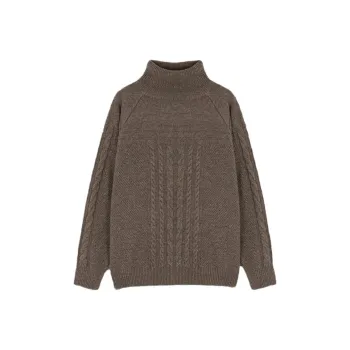 Mo Han Yi Mei Knitwear Women's Coffee