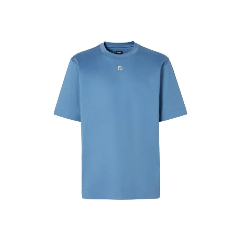 FENDI SS25 T Shirt Men's Light Blue-0