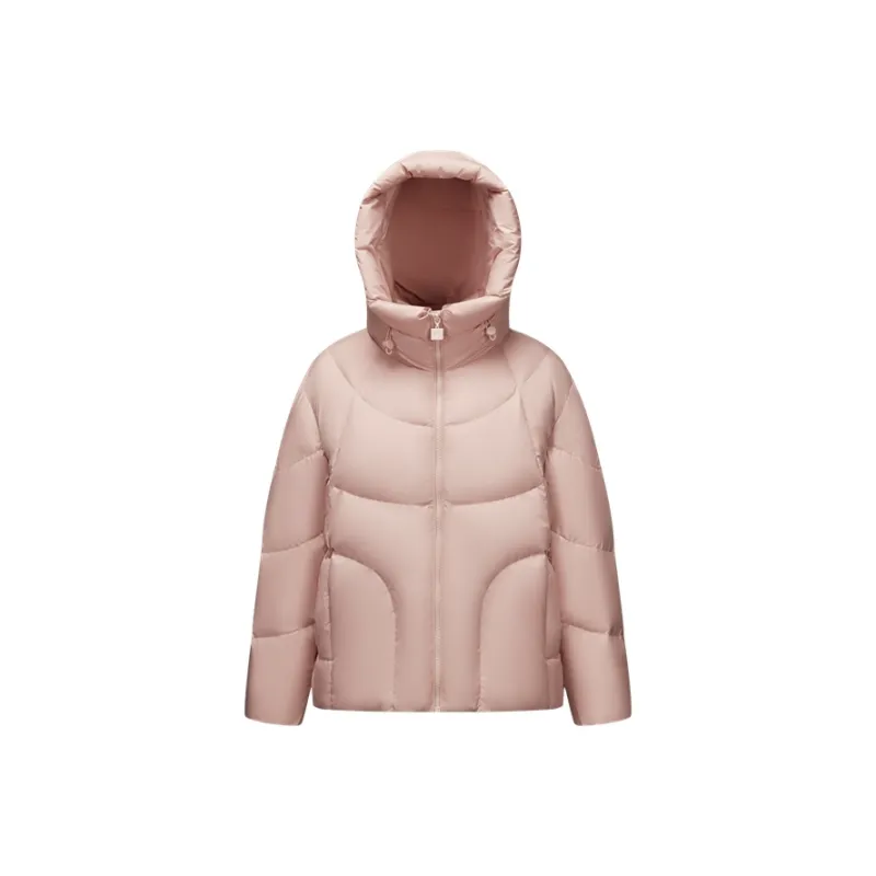 SEM/R Relaxed Oversized Hooded Down Jacket Mid Length Women's-9