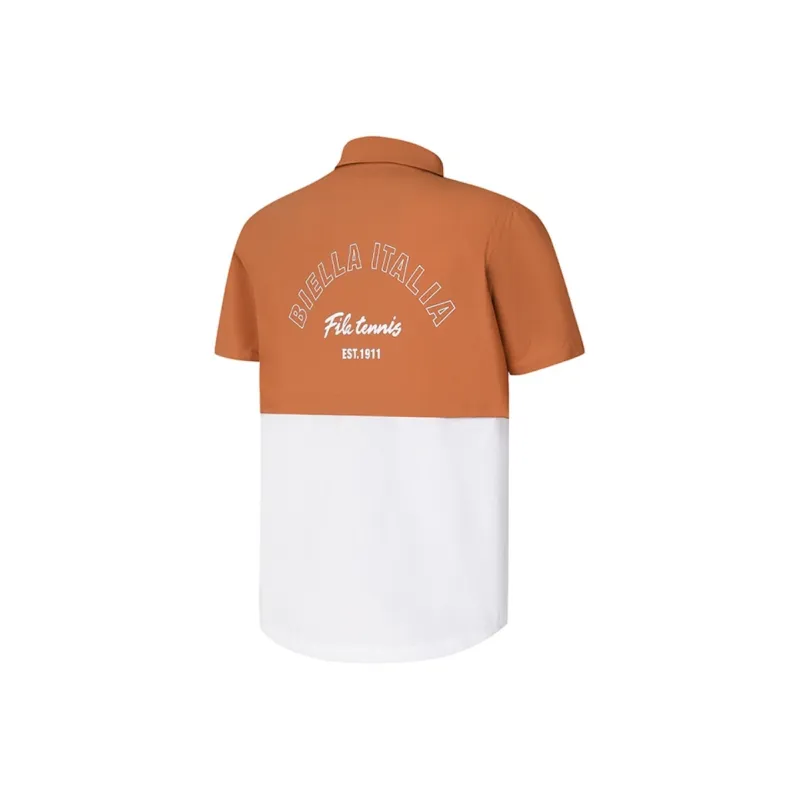 FILA Athletics Tennis Shirt Men's Pineapple Brown-1