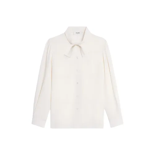 celine and Lavallière Blouse In Crêpe De Soie And Acetate