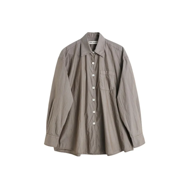 OUR LEGACY Borrowed Poplin Shirt-0