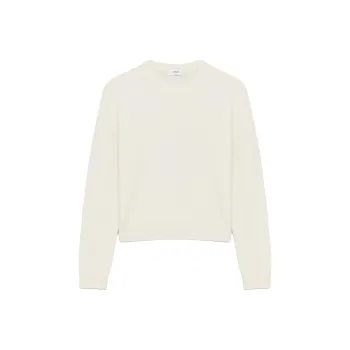 ARITZIA Cashmere Bare Cashmere Crew Cashmere Sweater Women's Whisper White