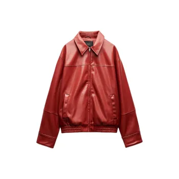 ZARA Jackets Women's Red