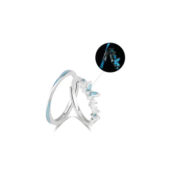 7℃ 999 Fine Silver Rings Unisex